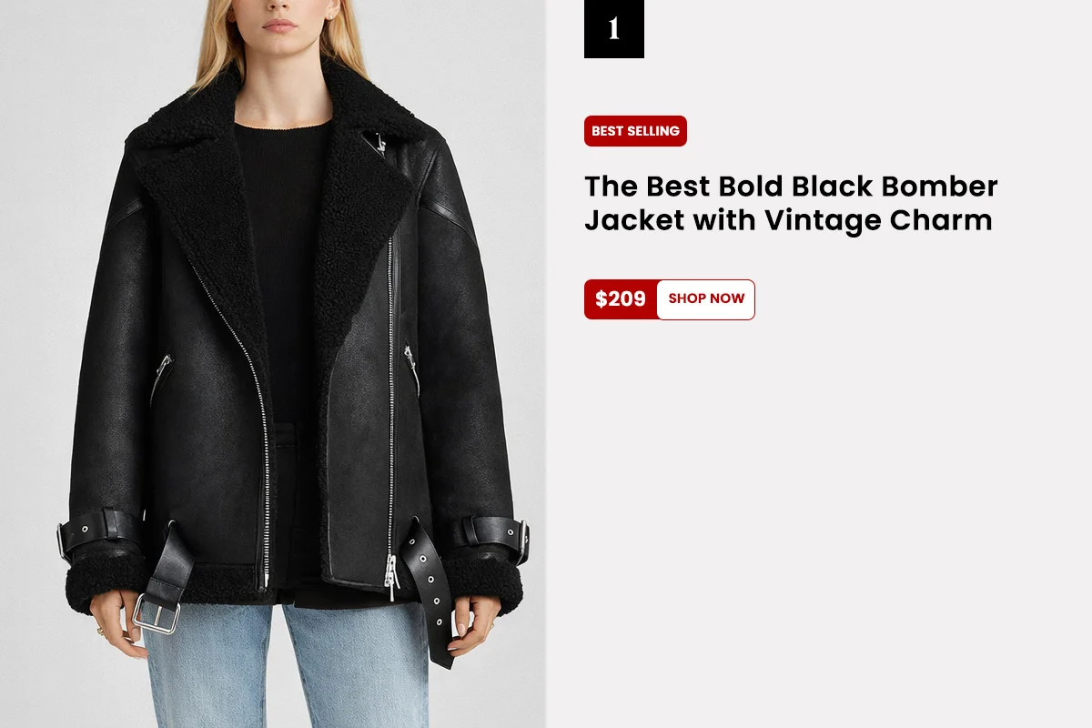 best oversized leather jacket