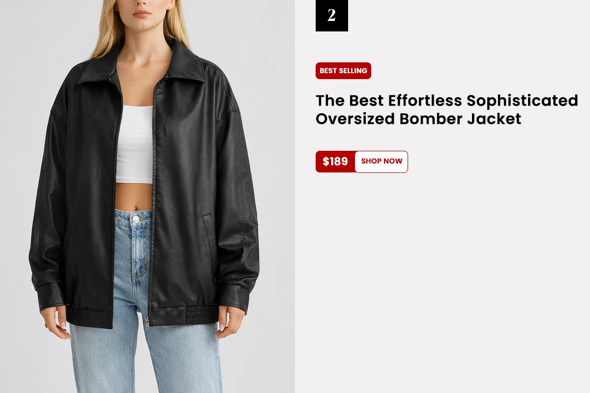 best oversized leather jacket