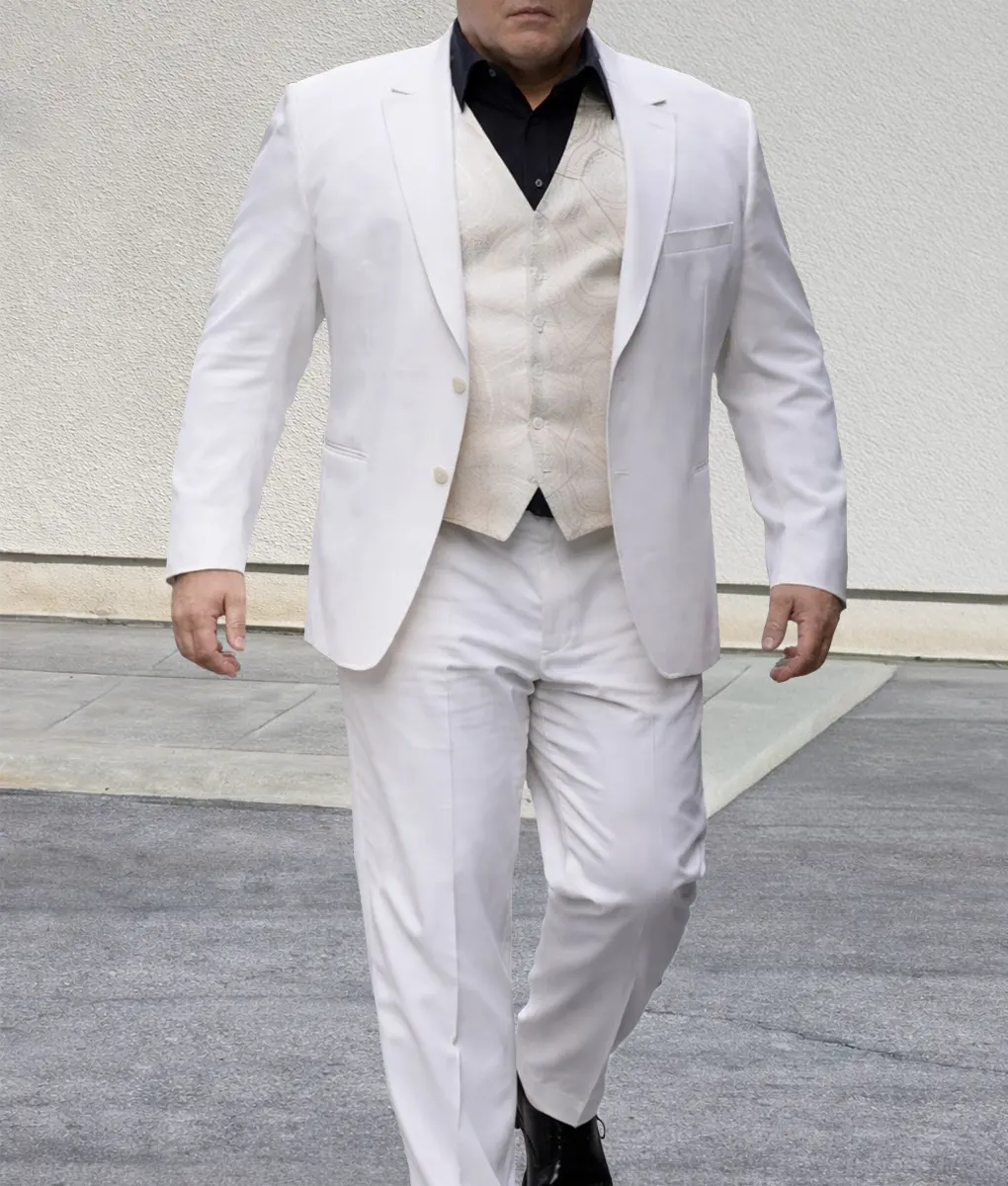 Echo Vincent D'Onofrio White Suit-Front