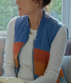 Shrinking S03 Christa Miller Color Block Vest-Side