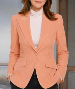 Shrinking S03 Christa Miller Corduroy Blazer-Front