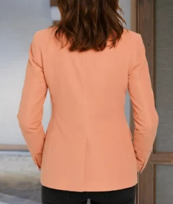 Shrinking S03 Christa Miller Corduroy Blazer-Back