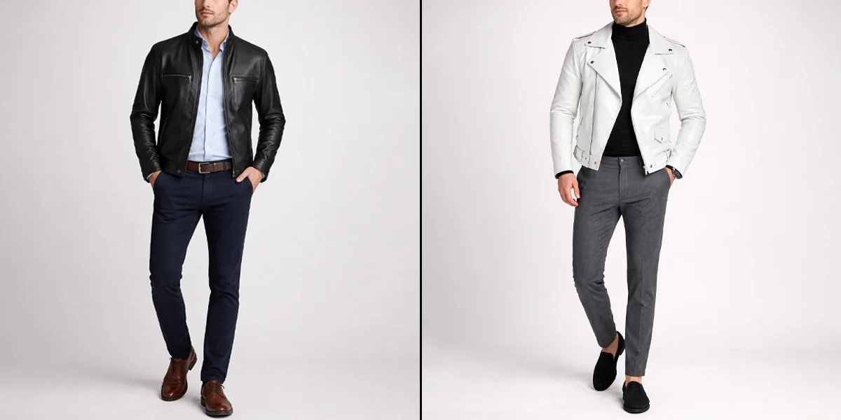 how to wear a biker jacket men
