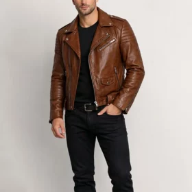 how to wear a biker jacket men