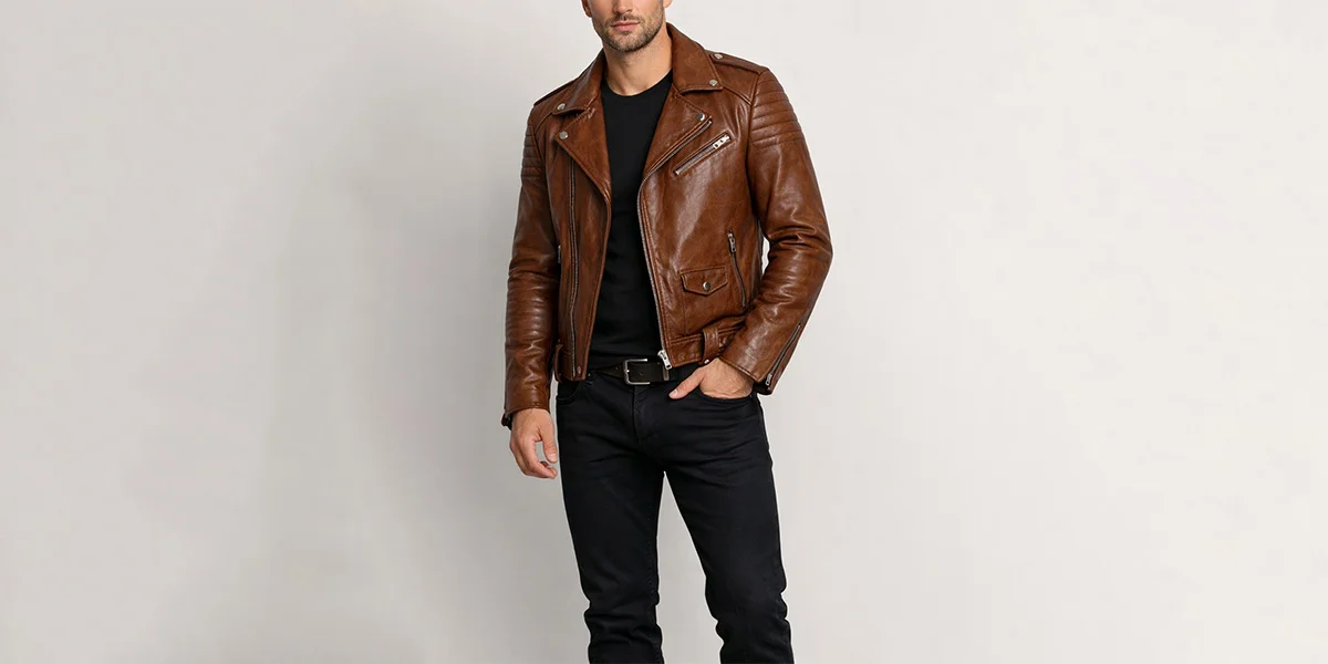 how to wear a biker jacket men