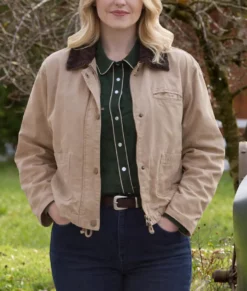 A Season to Blossom Emily Tennant Cotton Jacket-Front