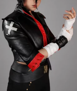 Arcane Season 2 Vi Studded Leather Jacket-Side