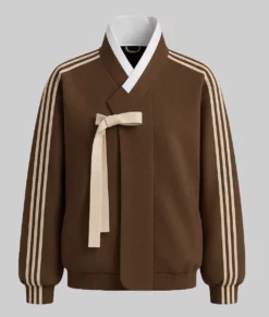 Stray Kids x Hanbok Wrap Jacket-Brown