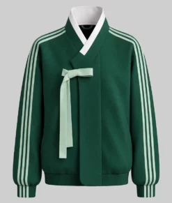 Stray Kids x Hanbok Wrap Jacket-Green
