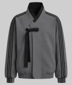 Stray Kids x Hanbok Wrap Jacket-Grey