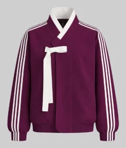 Stray Kids x Hanbok Wrap Jacket-Purple