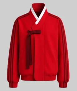 Stray Kids x Hanbok Wrap Jacket-Red