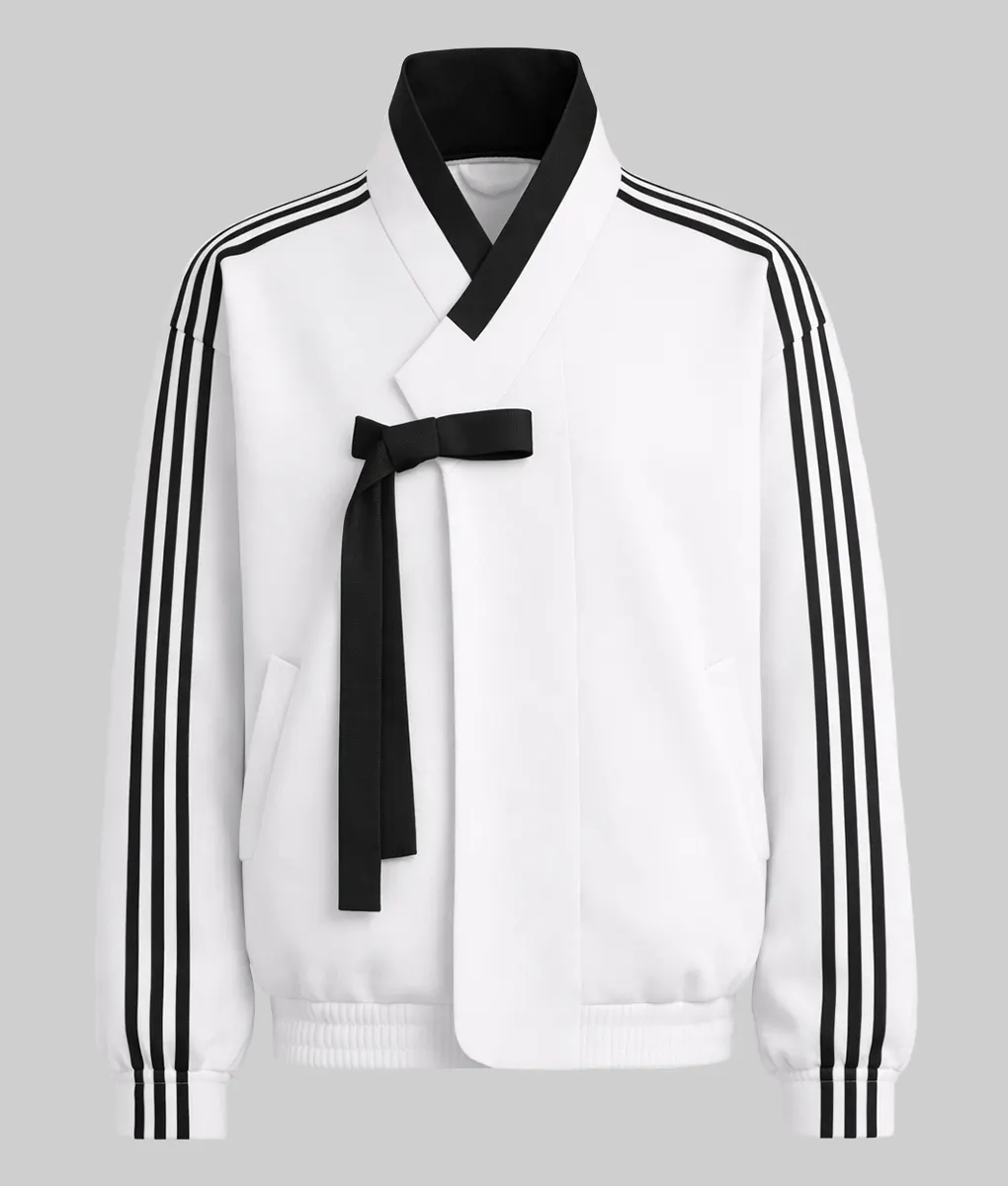 Stray Kids x Hanbok Wrap Jacket-White