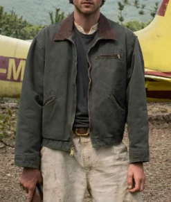 The Dog Stars Jacob Elordi Cotton Jacket-Front