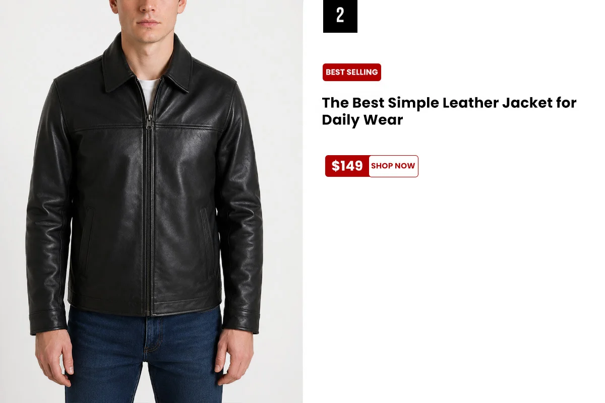 best men's leather jacket under $200