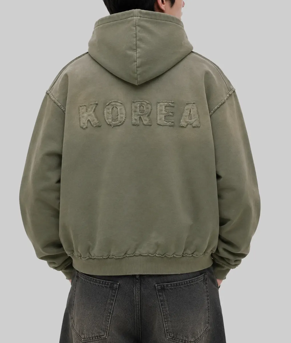 BTS World Tour Korea Green Hoodie | NYC Jackets
