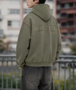 BTS World Tour Korea Green Hoodie | NYC Jackets