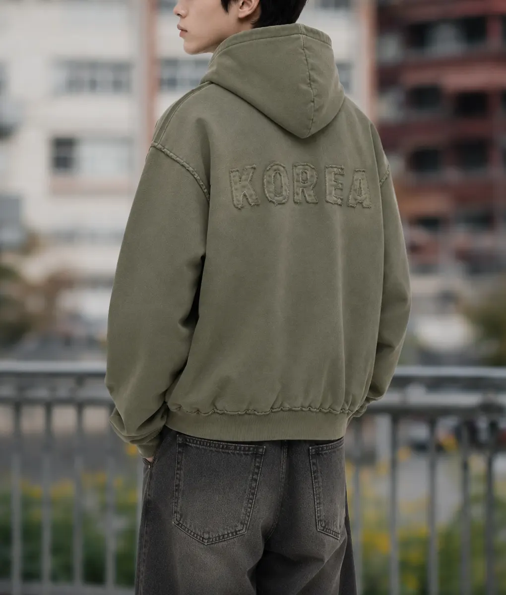 BTS World Tour Korea Green Hoodie | NYC Jackets