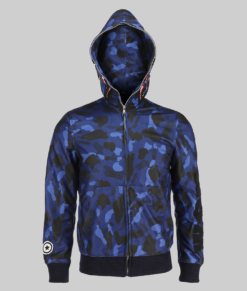 Blue Bape Hoodie-Front