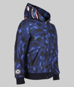Blue Bape Hoodie-Side