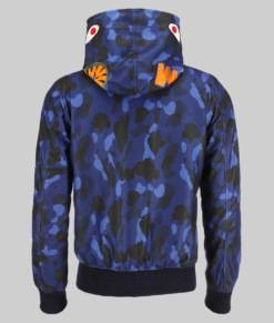 Blue Bape Hoodie-Back