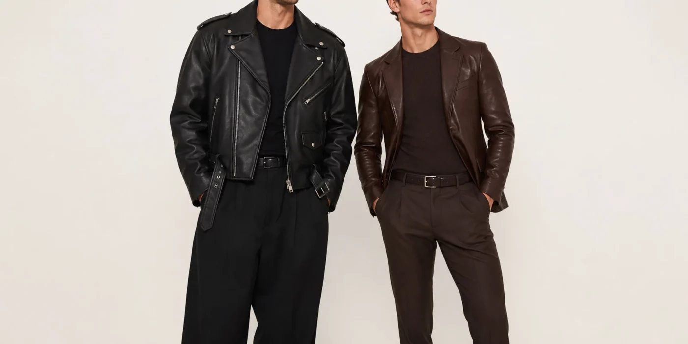 leather jacket for body type