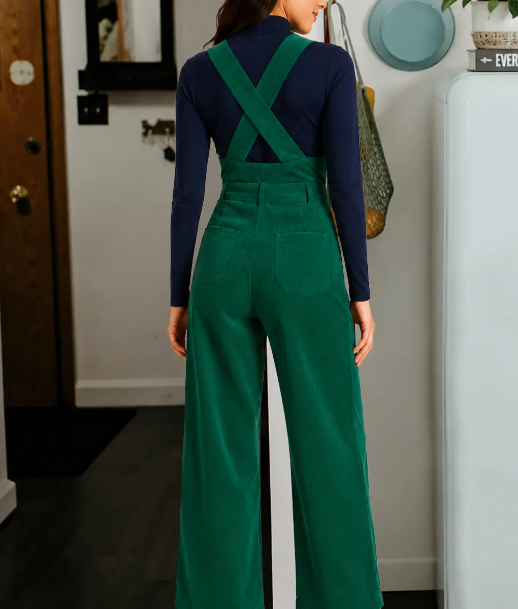 Girl Meets Farm S15 Molly Yeh Heart Pocket Jumpsuit-Back