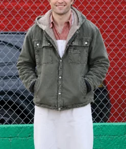 Here Comes The Flood Robert Pattinson Cotton Jacket-Front