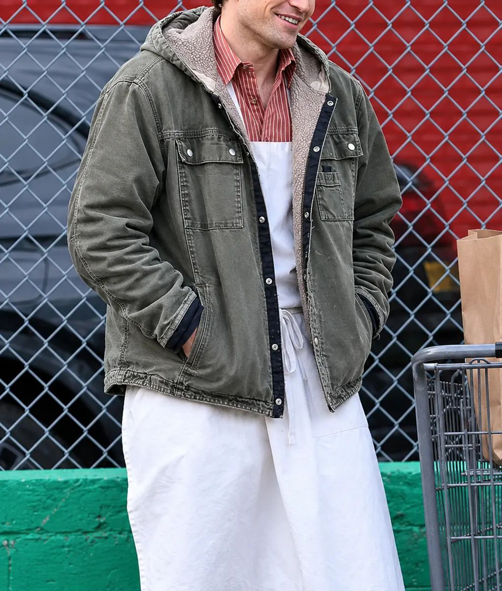 Here Comes The Flood Robert Pattinson Cotton Jacket-Side
