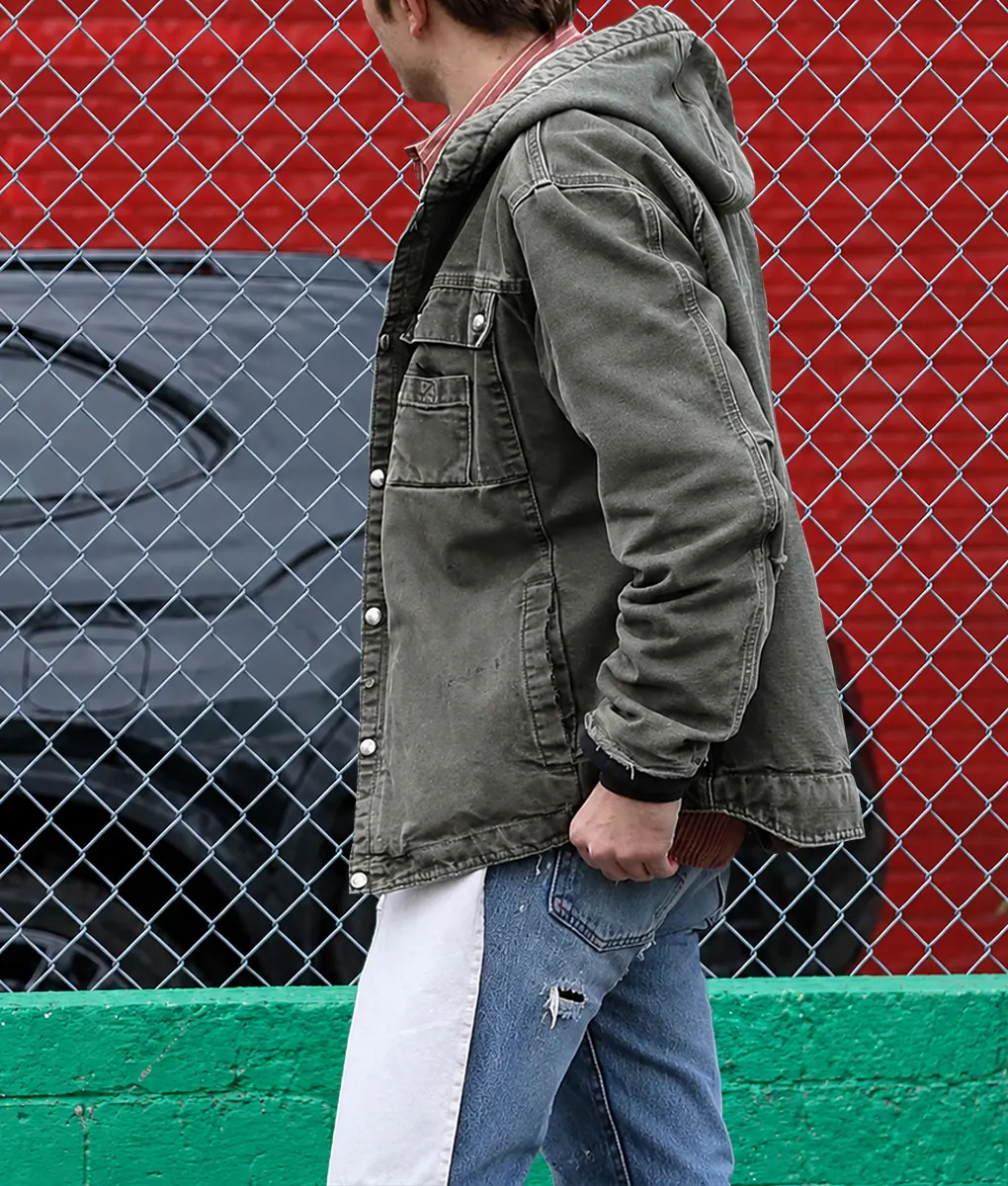 Here Comes The Flood Robert Pattinson Cotton Jacket-Side