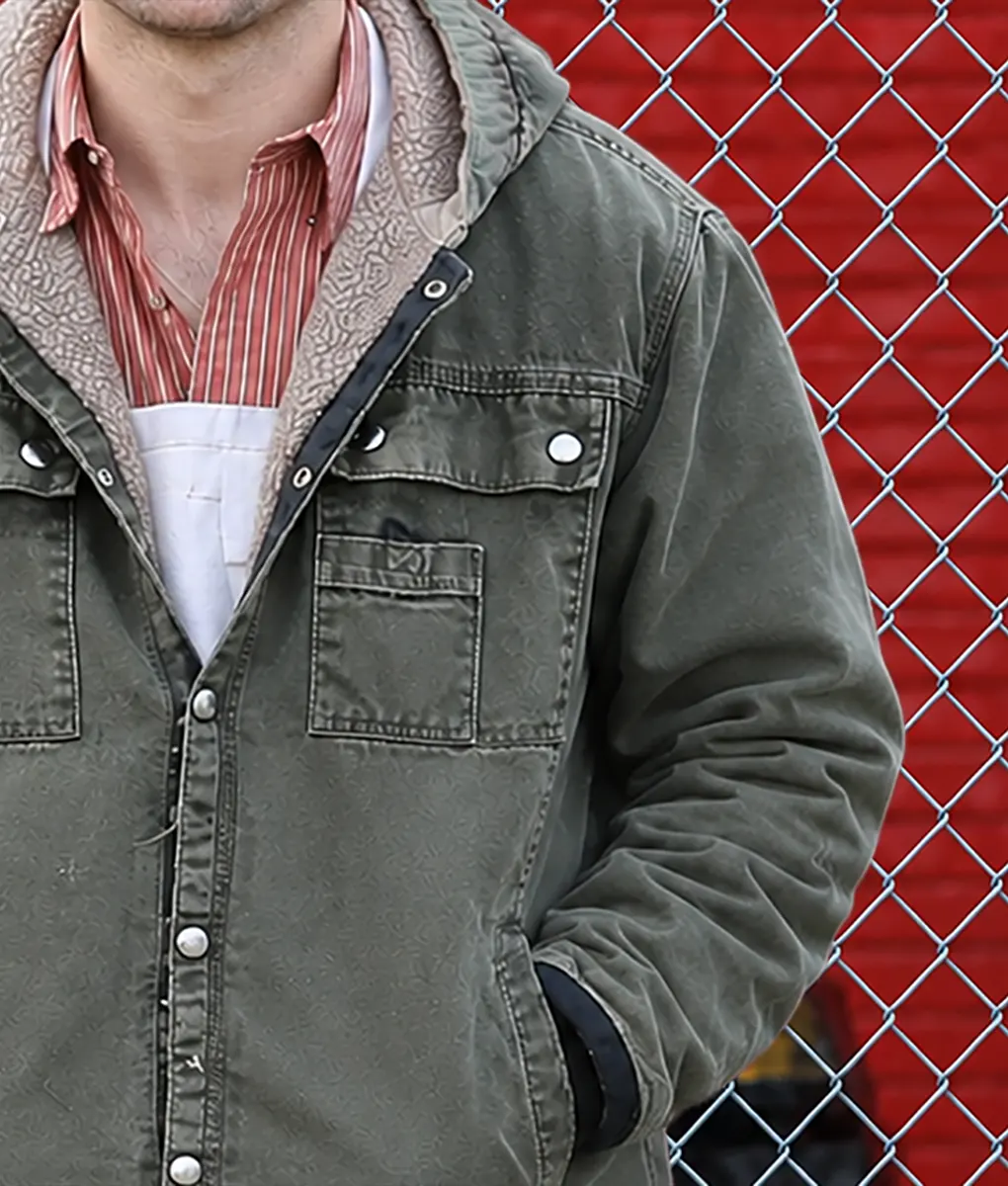 Here Comes The Flood Robert Pattinson Cotton Jacket-Zoom