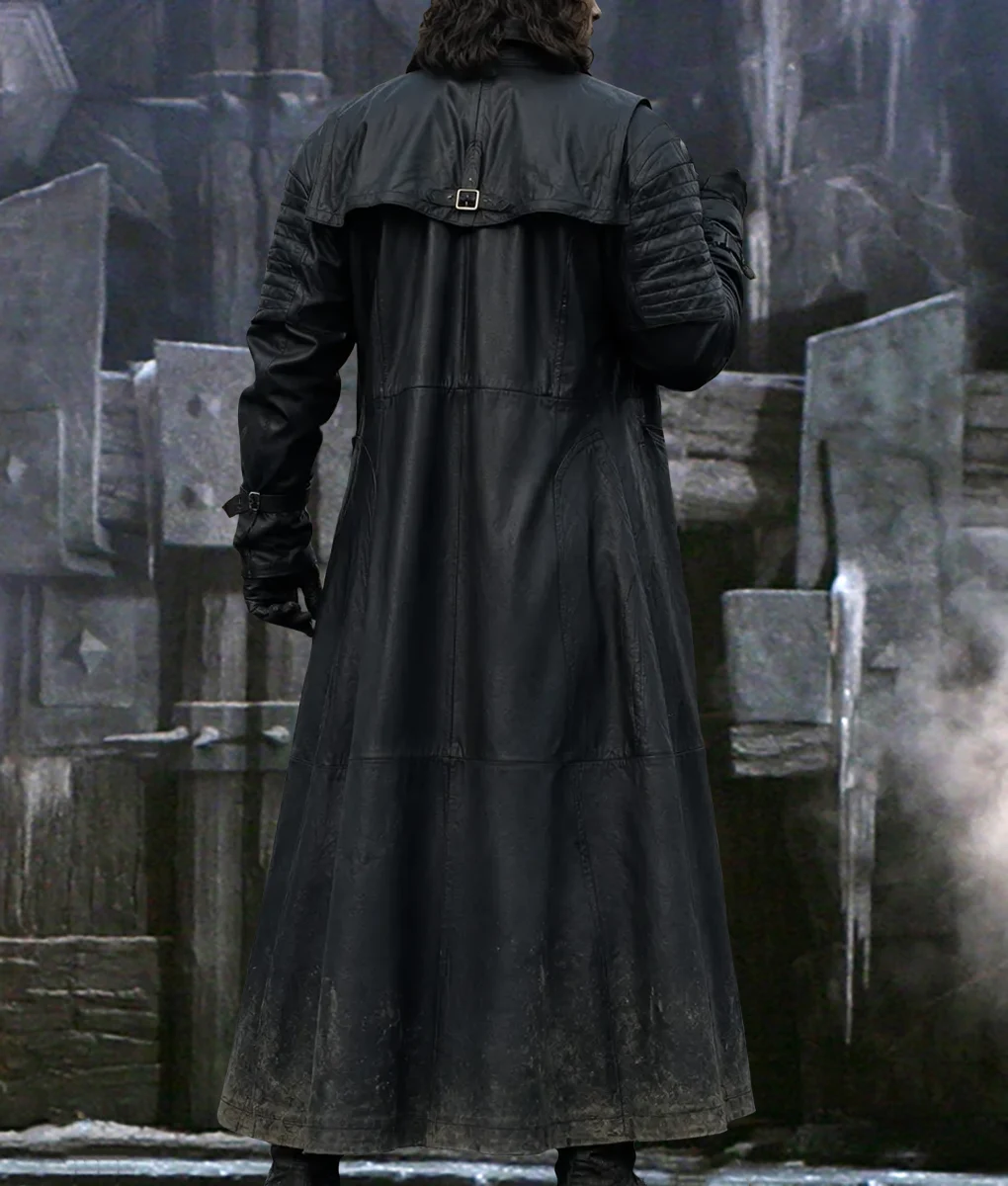 Hugh Jackman Van Helsing Black Leather Coat | NYC Jackets