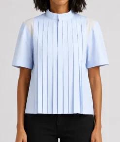 Imperfect Women S01 Kerry Washington Pleated Shirt-Front