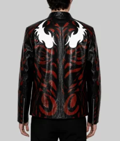 Mens Maximum Carnage Leather Jacket-Back