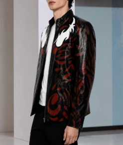 Mens Maximum Carnage Leather Jacket-Side