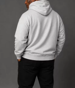 Mike Tyson Sliders Grey Hoodie-Back