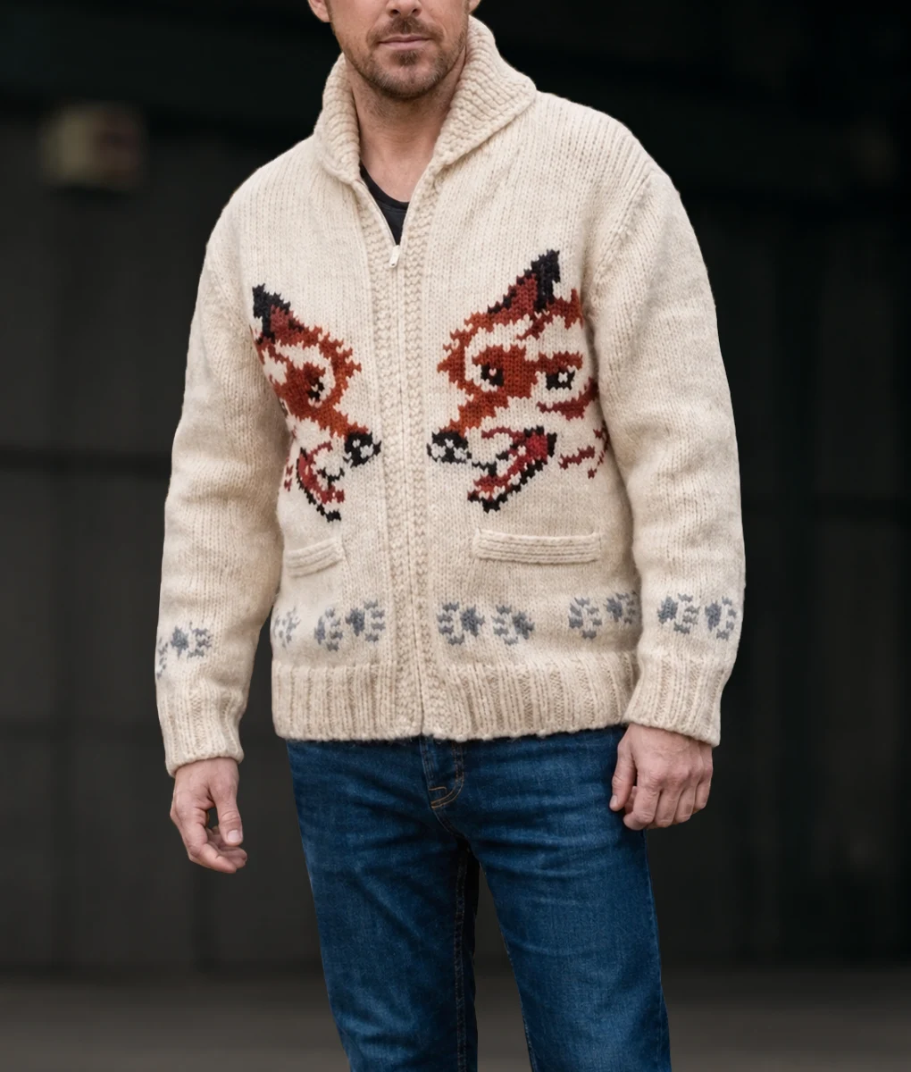 Project Hail Mary Ryan Gosling Wolf Sweater-Front