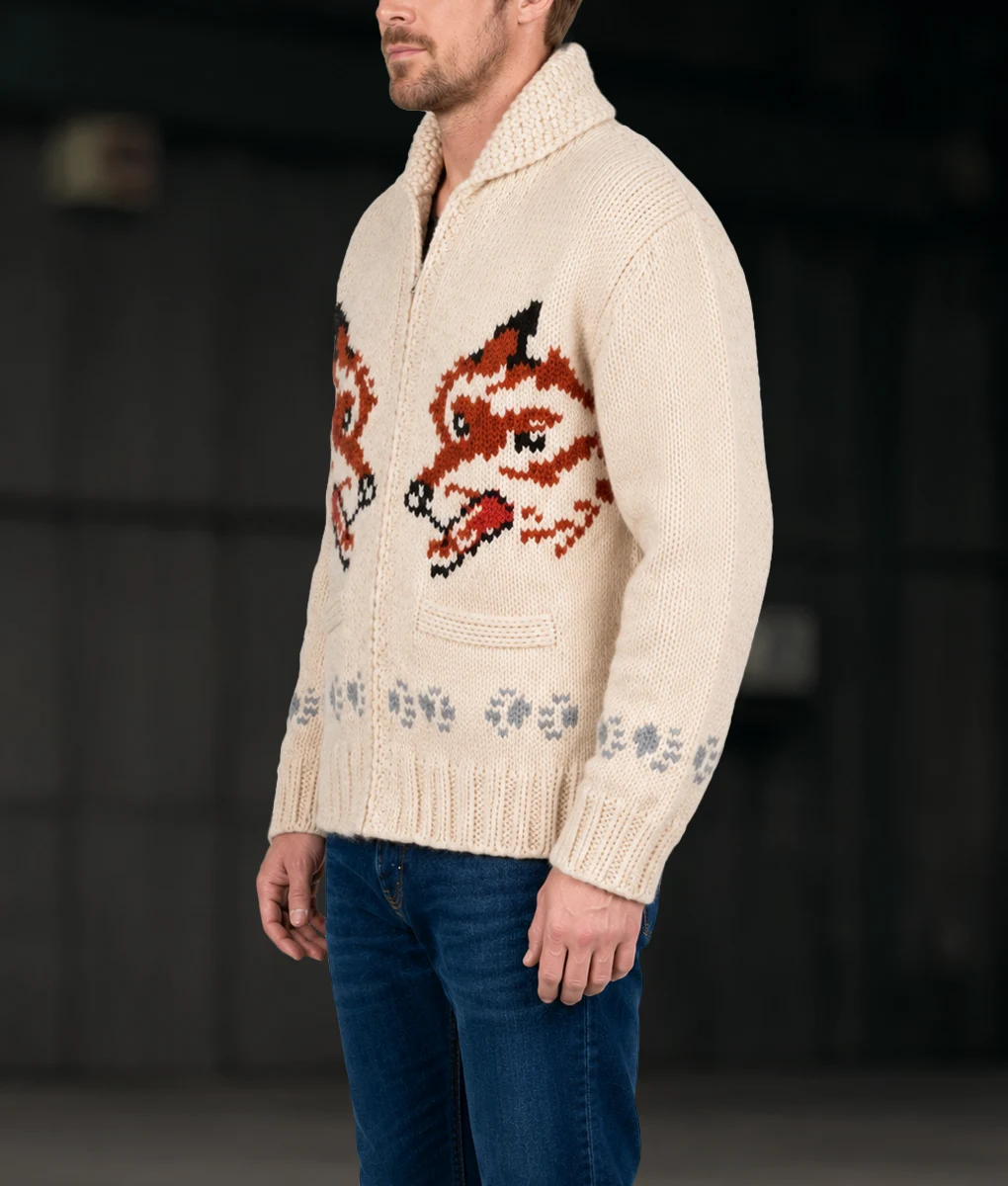 Project Hail Mary Ryan Gosling Wolf Sweater-Side