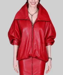 Seoul Premiere Devil Wears Prada 2 Red Jacket-Front