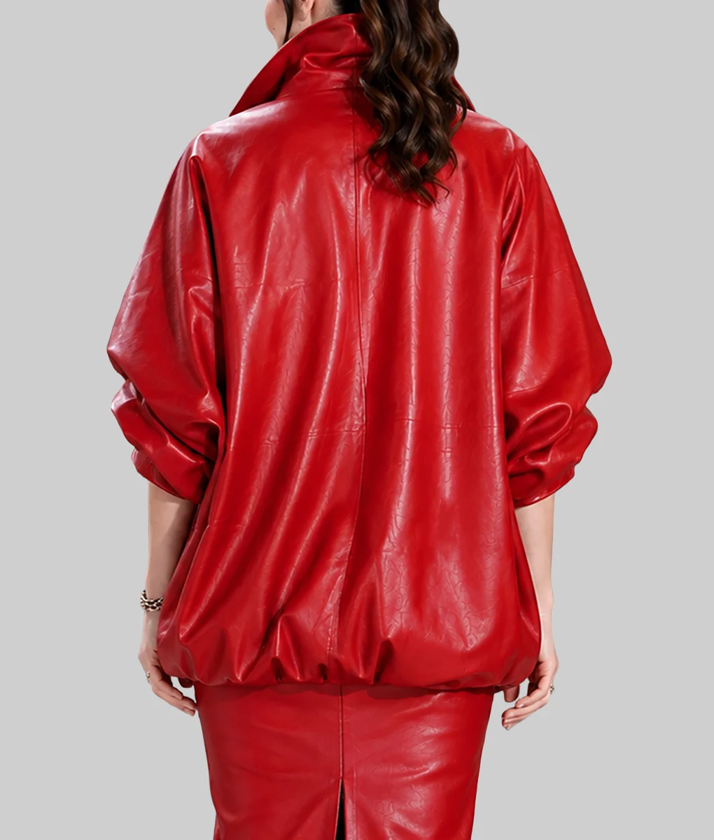 Seoul Premiere Devil Wears Prada 2 Red Jacket-Back