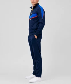 Ted Lasso S04 Jason Sudeikis Blue Tracksuit-Side
