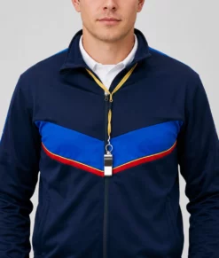 Ted Lasso S04 Jason Sudeikis Blue Tracksuit-Zoom