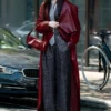 The Devil Wears Prada 2 Anne Hathaway Leather Coat-Front