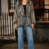 The Devil Wears Prada 2 Anne Hathaway Striped Jacket-Front