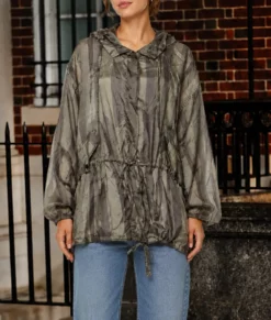The Devil Wears Prada 2 Anne Hathaway Striped Jacket-Front