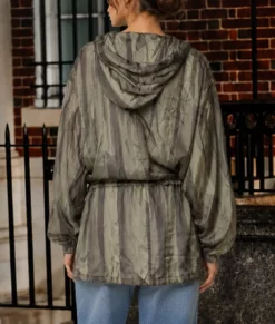 The Devil Wears Prada 2 Anne Hathaway Striped Jacket-Back