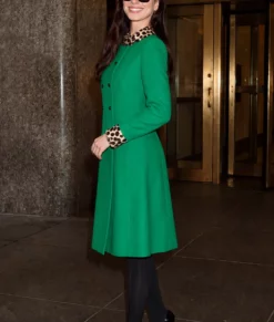 Anne Hathaway The Devil Wears Prada Andy Sachs Green Coat