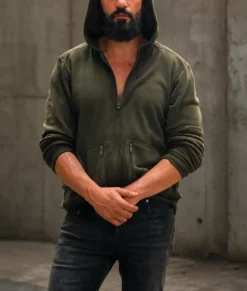 The Punisher One Last Kill Jon Bernthal Green Hoodie-Front