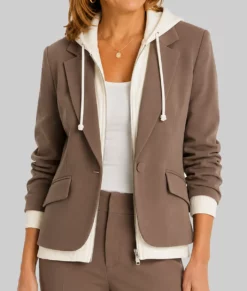 The Today Show Hoda Kotb Combo Blazer-Front