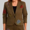 The View 2026 Joy Behar Floral Embellished Blazer-Front